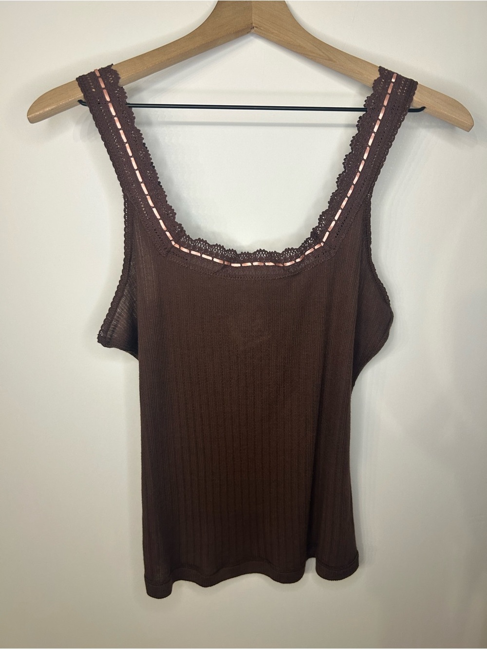 *NWT* Intimately Free People Only You Tank in French Roast, Size Large - Picture 4 of 9